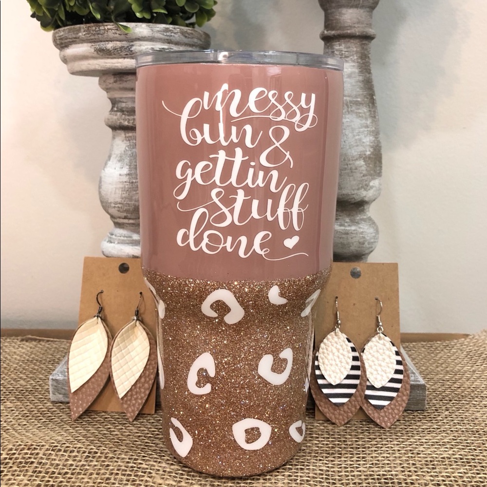 Glitter tumbler